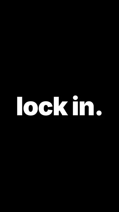 The last card: lock in.